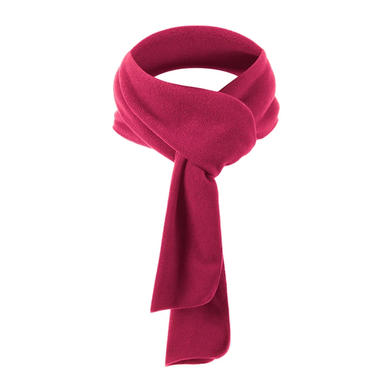

2022 Новое поступление однотонный зимний шарф для женщин черный розовый оранжевый Полярный Флисовый Шарф-труба шарф 2022 сохраняющий тепло