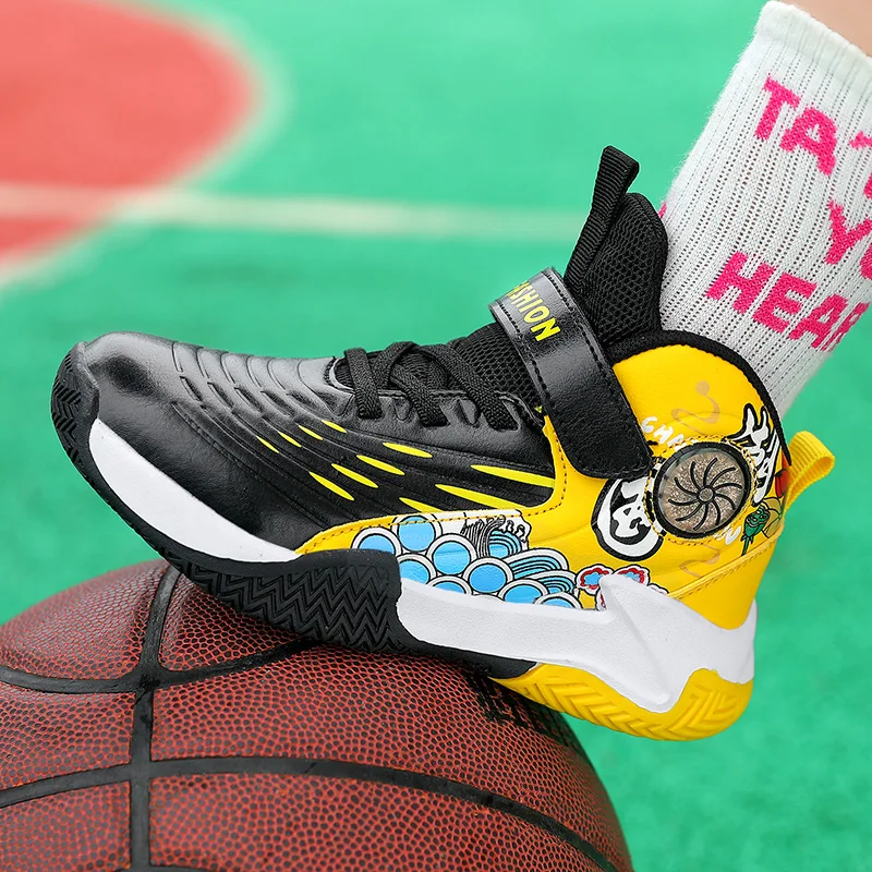 High Quality Mesh Sneakers Comfortable Breathable Non-slip Children Sport Shoe Casual Jogging Shoes 2022 Girls Basketball Shoes