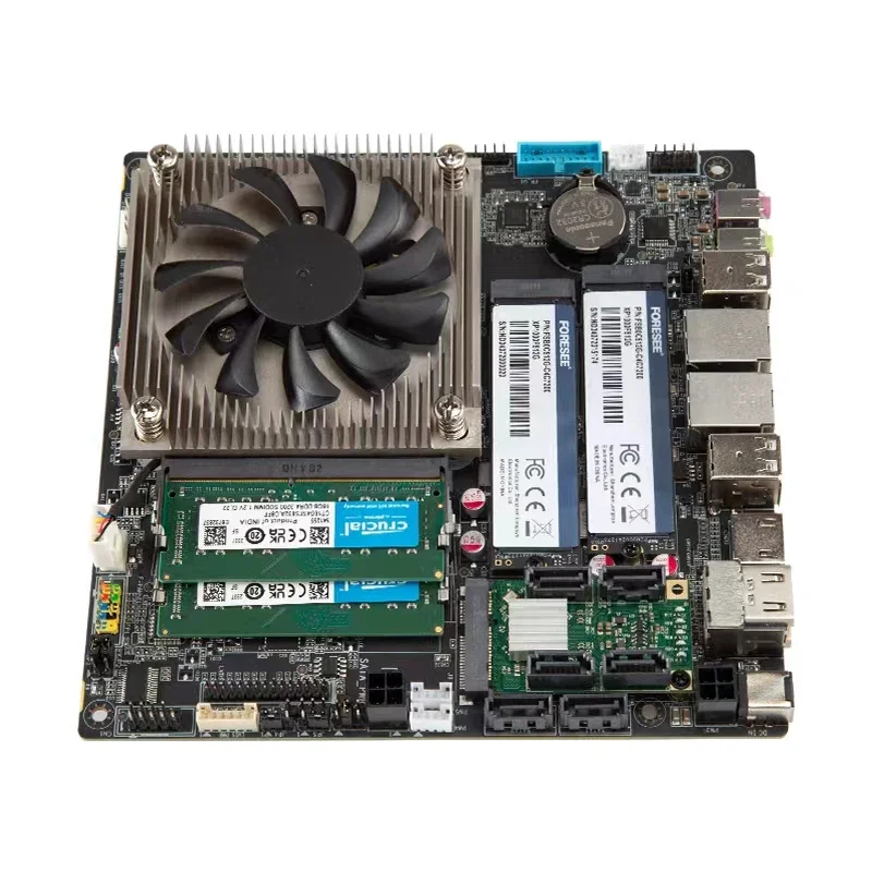 Ультратонкая материнская плата AMD Ryzen R5 R7 5825U 17*17 mini itx универсальная NAS