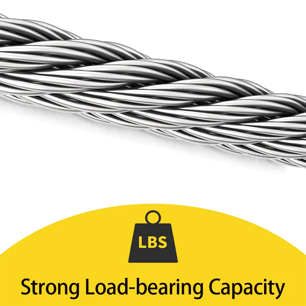 5M-10M Трос из нержавеющей стали 304 мягкий стальной трос диаметром 1/1 2/1 5/2/3/4/5/6 мм