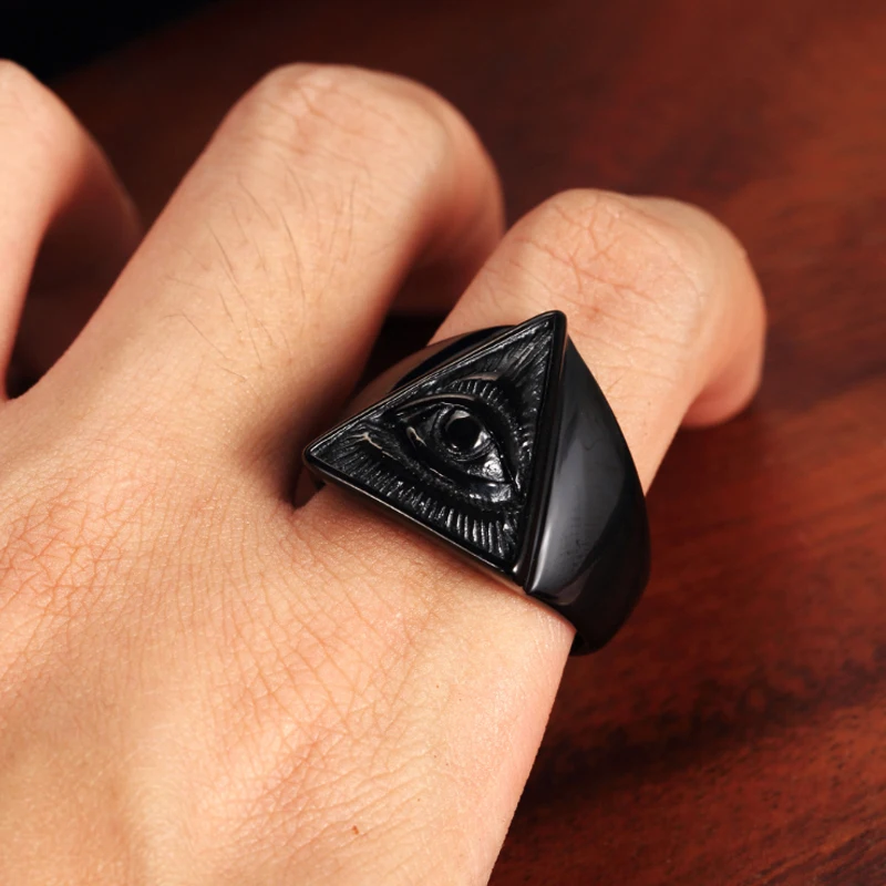 Винтажные мужские кольца в стиле панк из нержавеющей стали | Украшения и
