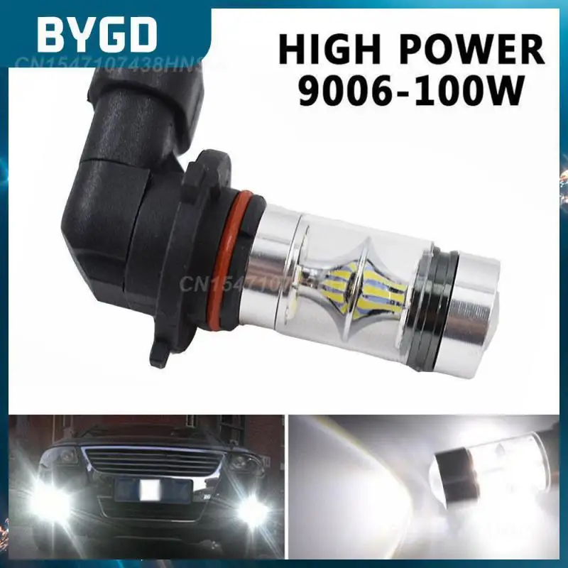 

1pc 2323 LED Driving Bulb DRL Daytime Running Light Car Fog Light Bulbs 9006 HB4 100W 6000K Super White Fog Light Accessories