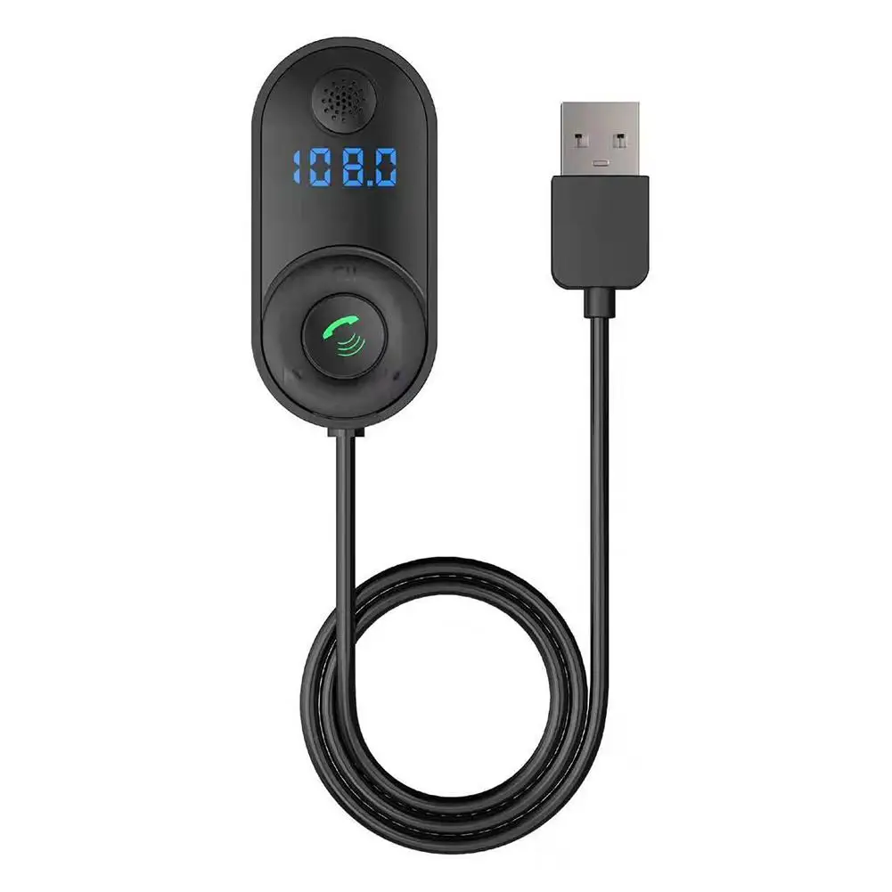 

Автомобильный приемник Usb Bluetooth-совместимый 5.0 беспроводной адаптер Aux для автомобильных динамиков совместимый с телефонами Ios/android Прямая п...