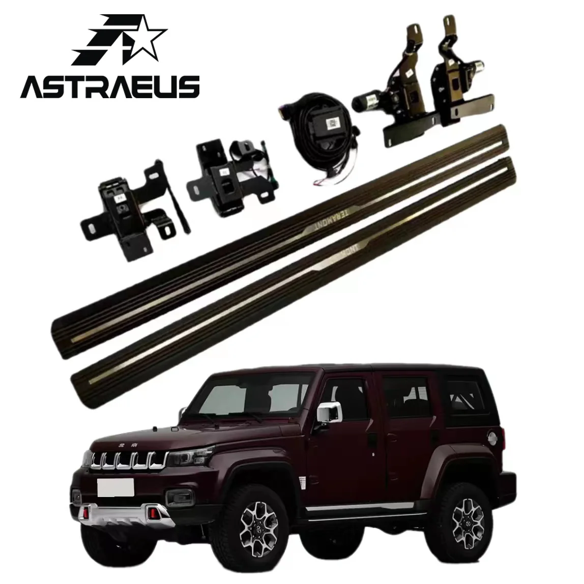 

Electric Side Step Auto Running Board Automatic Powerstep Foot Pedal For BAIC MOTOR BJ40L/BJ40C 2014 2015 2016 2017 18 19 20 21