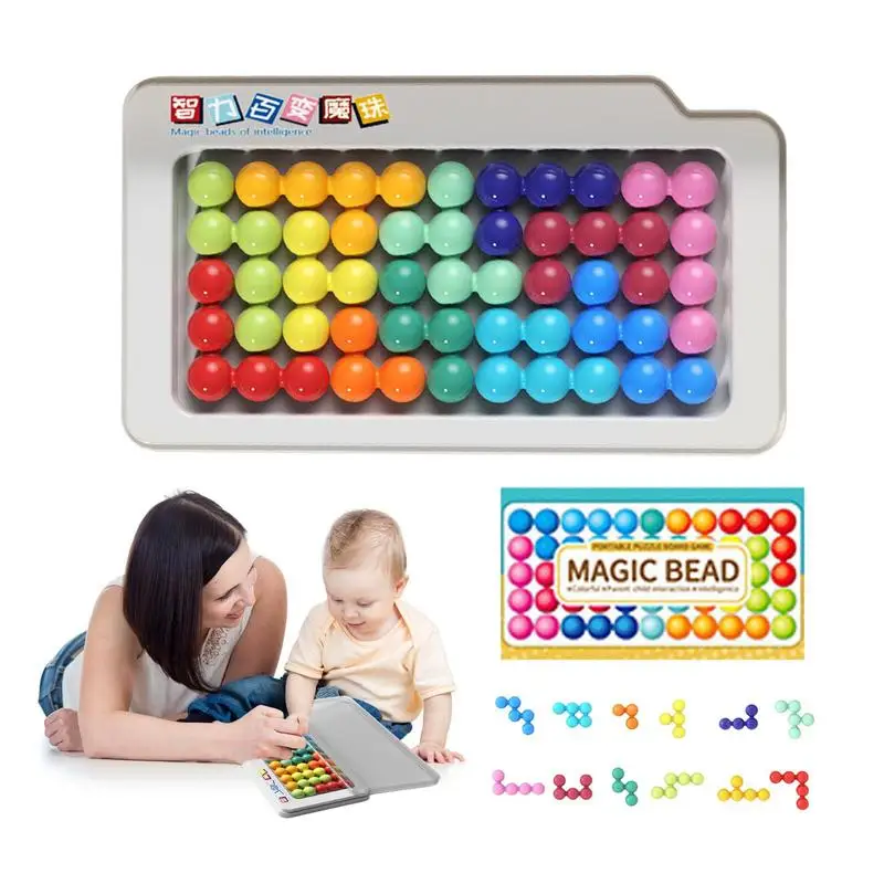 

2D&3D Cognitive Skill-Building Brain Game For Kids Travel Game And Montessori Toy With Solution Brain Teaser For School Home