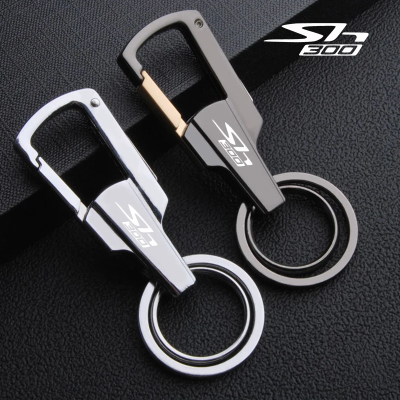 

For Honda SH300 SH 300 SH300I SH 300I Accessories Customized LOGO Motorcycle Keychain Alloy Multifunction Car Play Keyring
