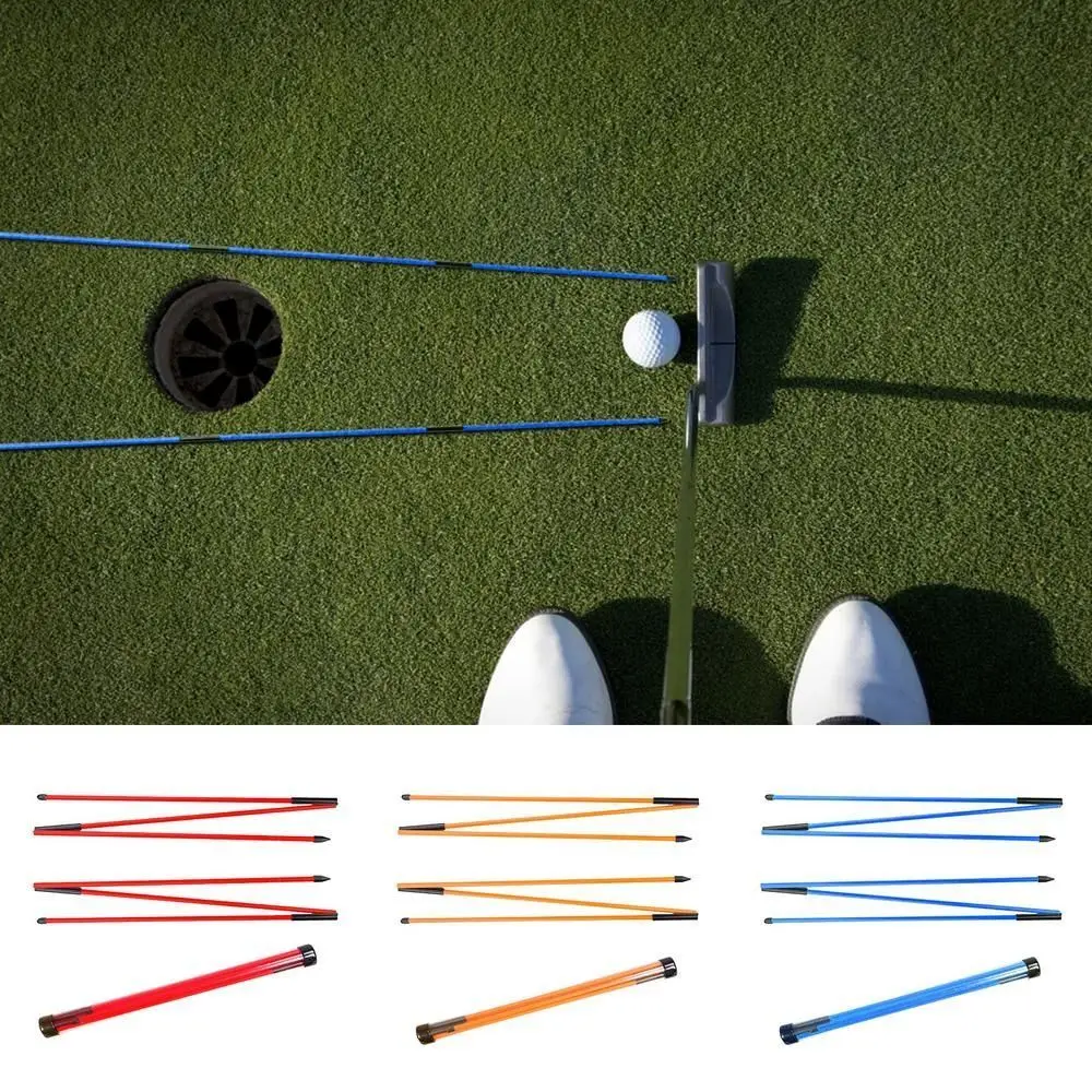 

Folding Golf Alignment Sticks Improve Golf Level Collapsible Golf Practice Rods Easy To Use Improve Posture