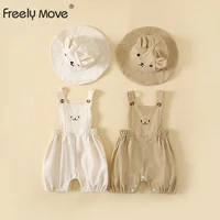 freely move summer newborn infant baby boys girls rompers jumpsuits playsuits onepiece cotton sleeveless toddler baby clothing