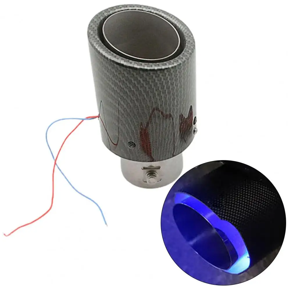 

Полезный наконечник глушителя из нержавеющей стали со светодиодной подсветкой, наконечники выхлопных газов автомобиля, широкое применение из нержавеющей стали