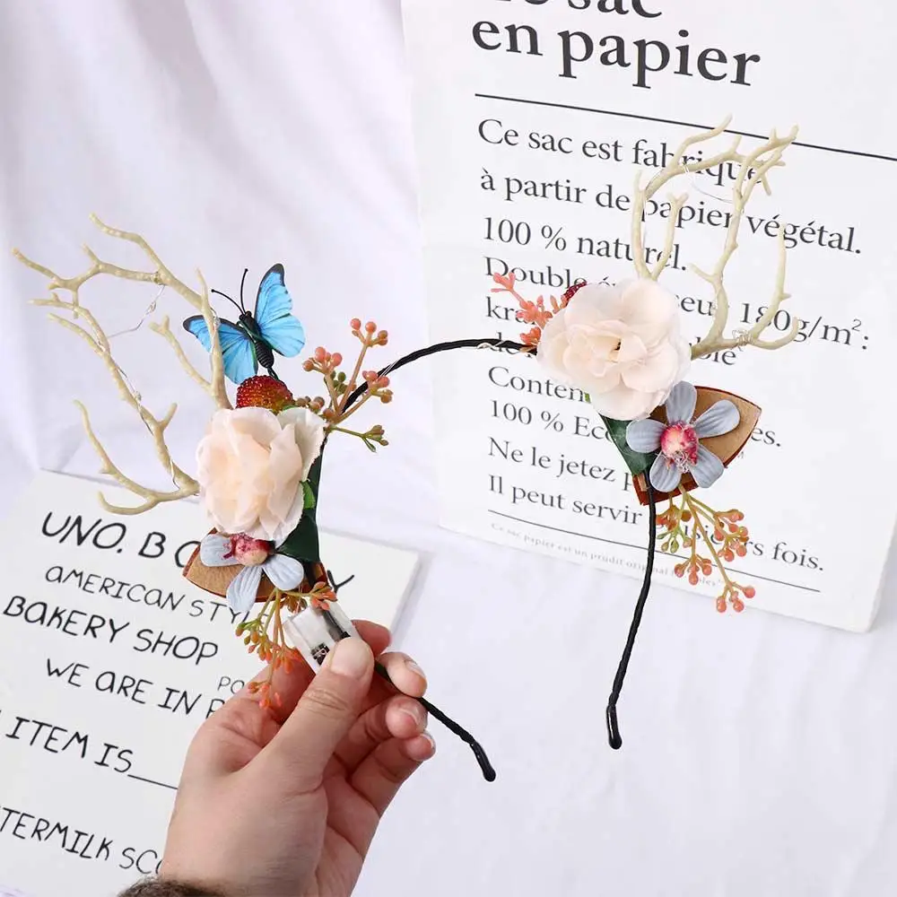 Украшения детский головной убор светодиодная игрушка рождественский обруч для