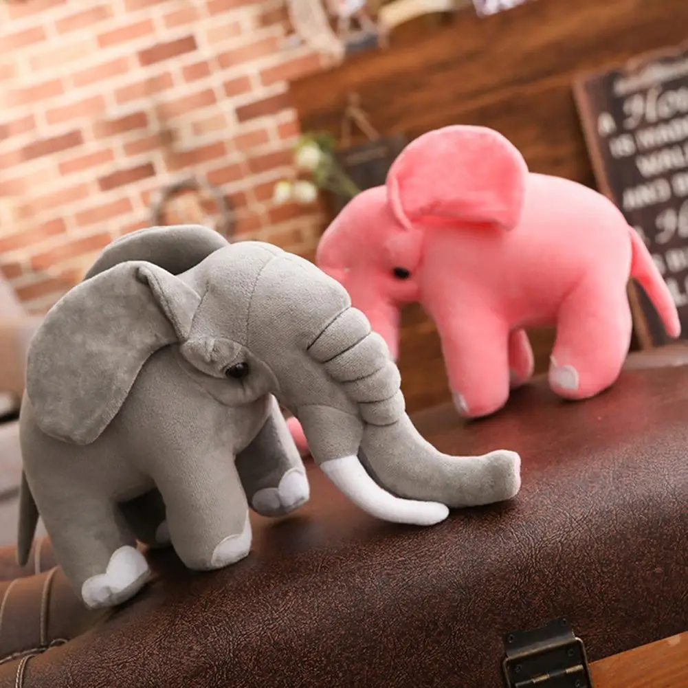 

40cm Elephant Plush Toy Fully Filled Sleeping Accompany Doll Pillow Soft Cute Stuffed Animal Doll Plush Toy for Children