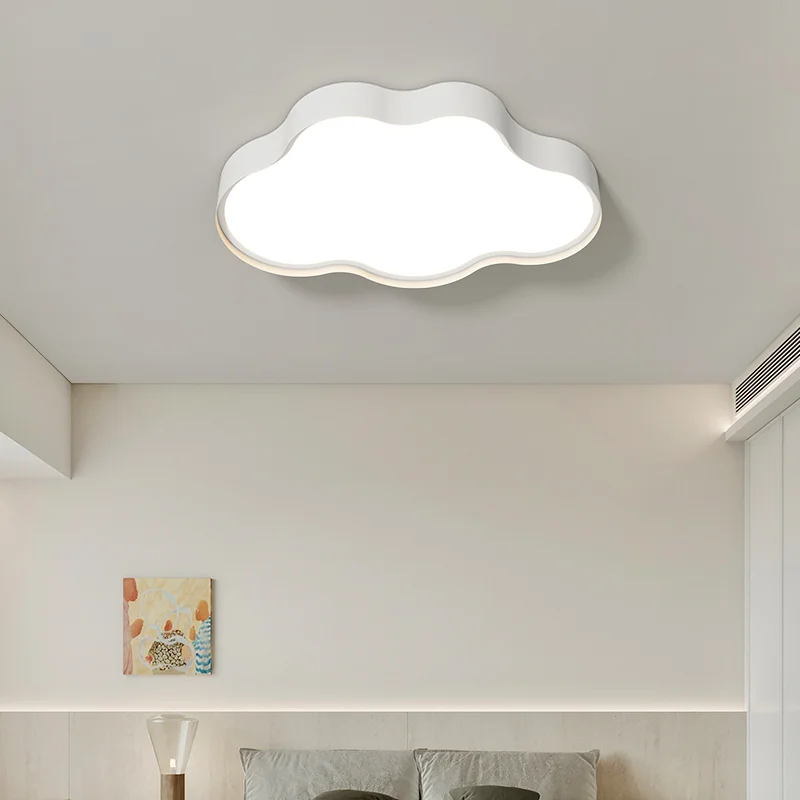 

White Dimmable Modern LED Ceiling Lamp Lustre For Living Room Bedroom Dining Room Office Coffee Shop Apartment Villa Chandelier