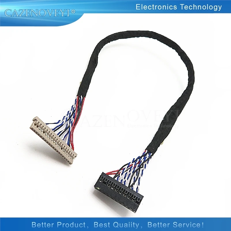 1 шт./лот 400 мм DF14-20P-D8 канал 8-битный 20-контактный кабель LVDS провод для Dupont ЖК-платы в