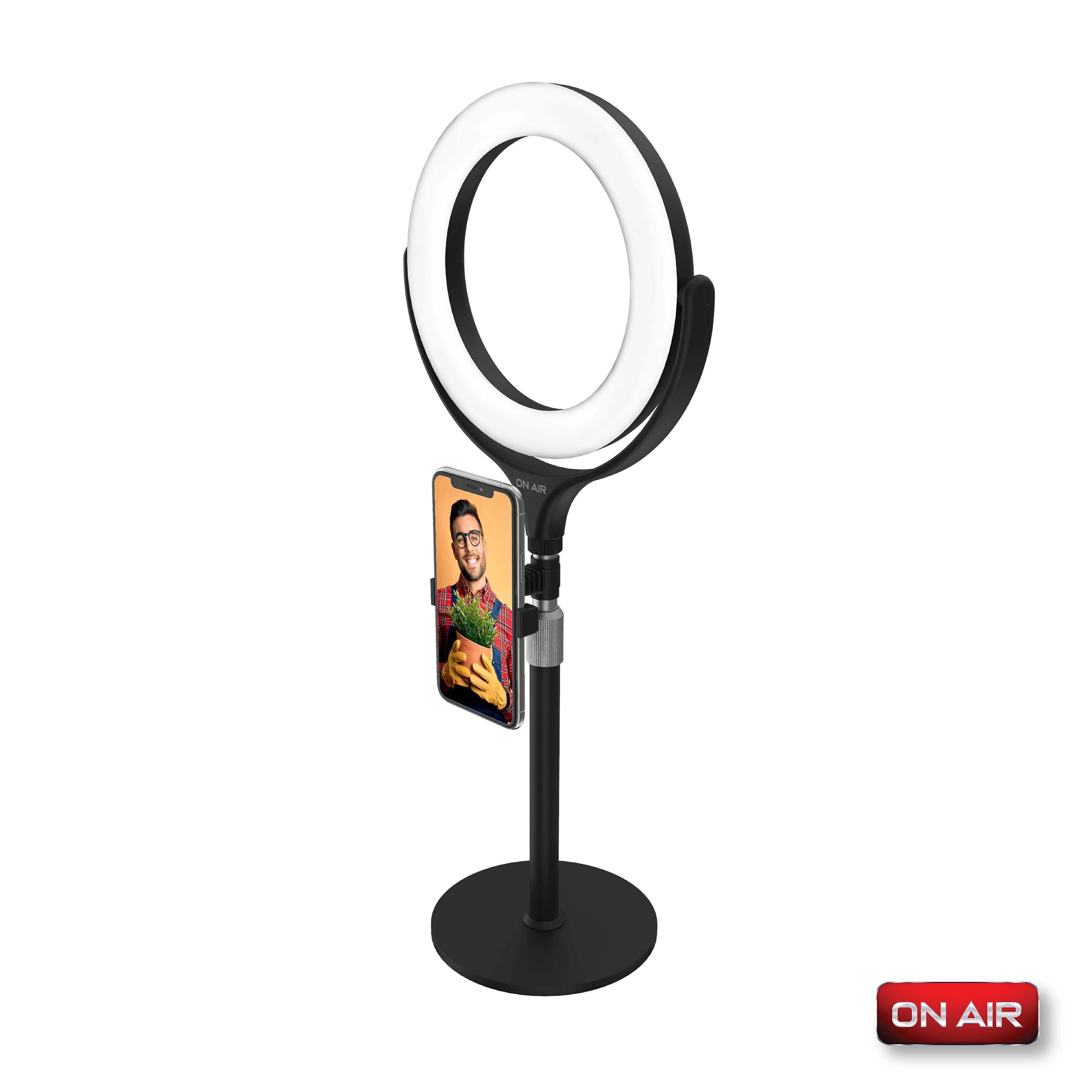 

8 in. LED Ring Light with Multiple Light Modes and Brightness Levels