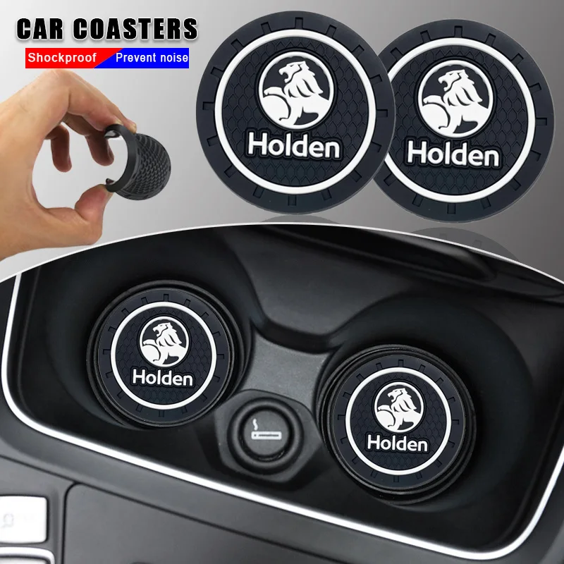 

Car Coasters PVC Anti Slip Coasters Cup Holder Insert for Holden Astra Commodore Cruze Monaro Barina Farol Vt Ve HSV Accessories