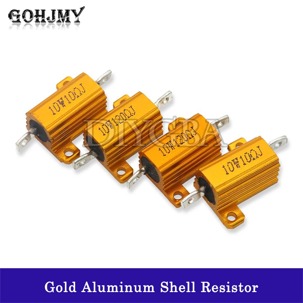 10 Вт 25 алюминиевый мощный металлический корпус внешний резистор с проволочной