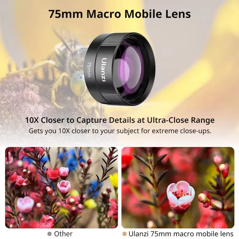 Ulanzi CL-003 004 005 006 Мобильный объектив для смартфона Макрообъектив/рыбий