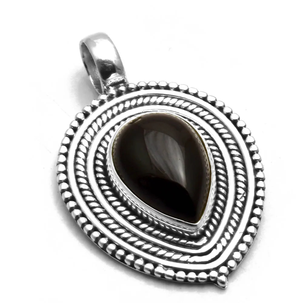 

Genuine Black Onyx Pendant AP9202