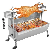 whole lamb hog pork roasting machine bbq charcoal grills racks roaster spit rotisserie grill outdoor camping barbecue