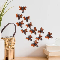12pcsset bee stickers 3d wall stickers for wedding party children bedroom home decor 8 colors self adhesive bee stickers diy