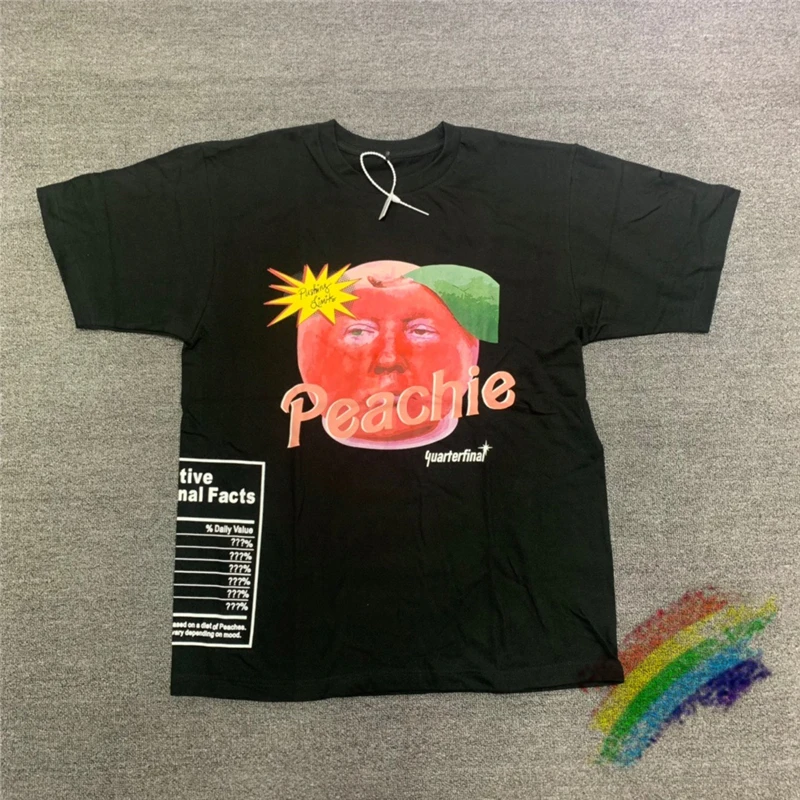 

Peach Print T Shirt Men Women 1:1 Best-Quality Oversized 999 T-shirt Tee Tops