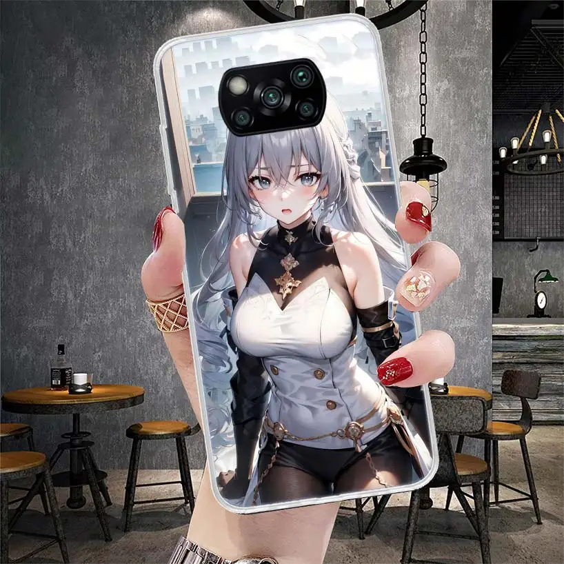 Чехол для телефона Honkai Star Rail Bronya Rand Xiaomi Poco X6 X5 X4 X3 Nfc F6 F5 Pro F4 F3 M5S M5 M4 M3 M2 F2 F1