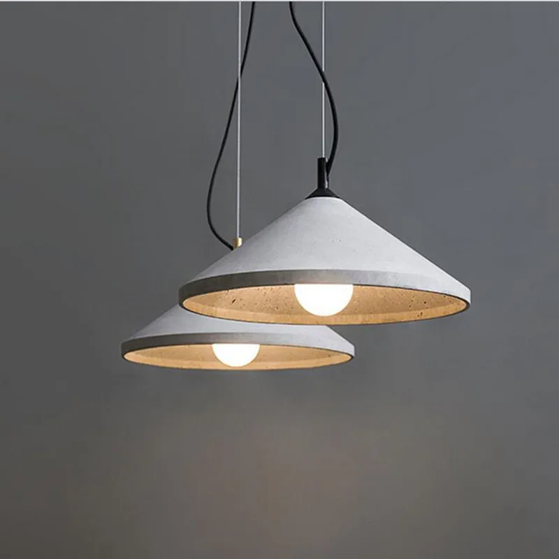

Vintage industrial style cement chandelier creative personality restaurant network coffee shop bar counter clothing store single