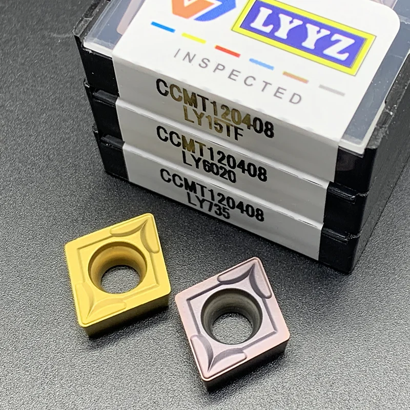 CCMT CCMT060204 CCMT060208 CCMT09T304 CCMT09T308 CCMT120404 CCMT120408 LY15TF LY735 LY6020 твердосплавный инструмент для