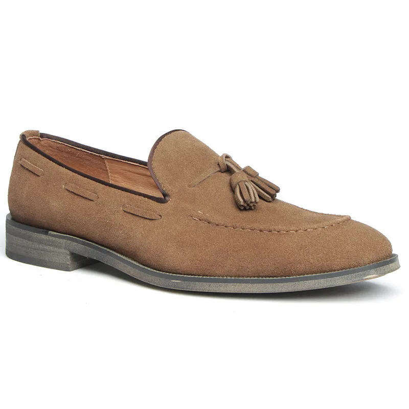 

Business Casual Mens Shoes mens High Quality Genuine Leather autumn British retro men shoes cowhide spring mens dress shoes