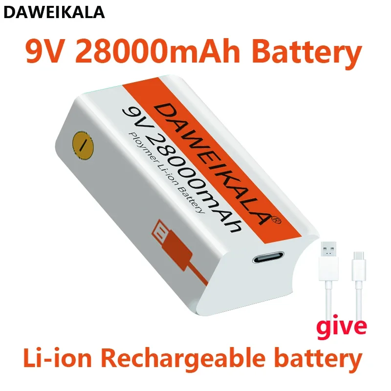 Литий-ионная аккумуляторная батарея 2024 9 в 28000 мАч