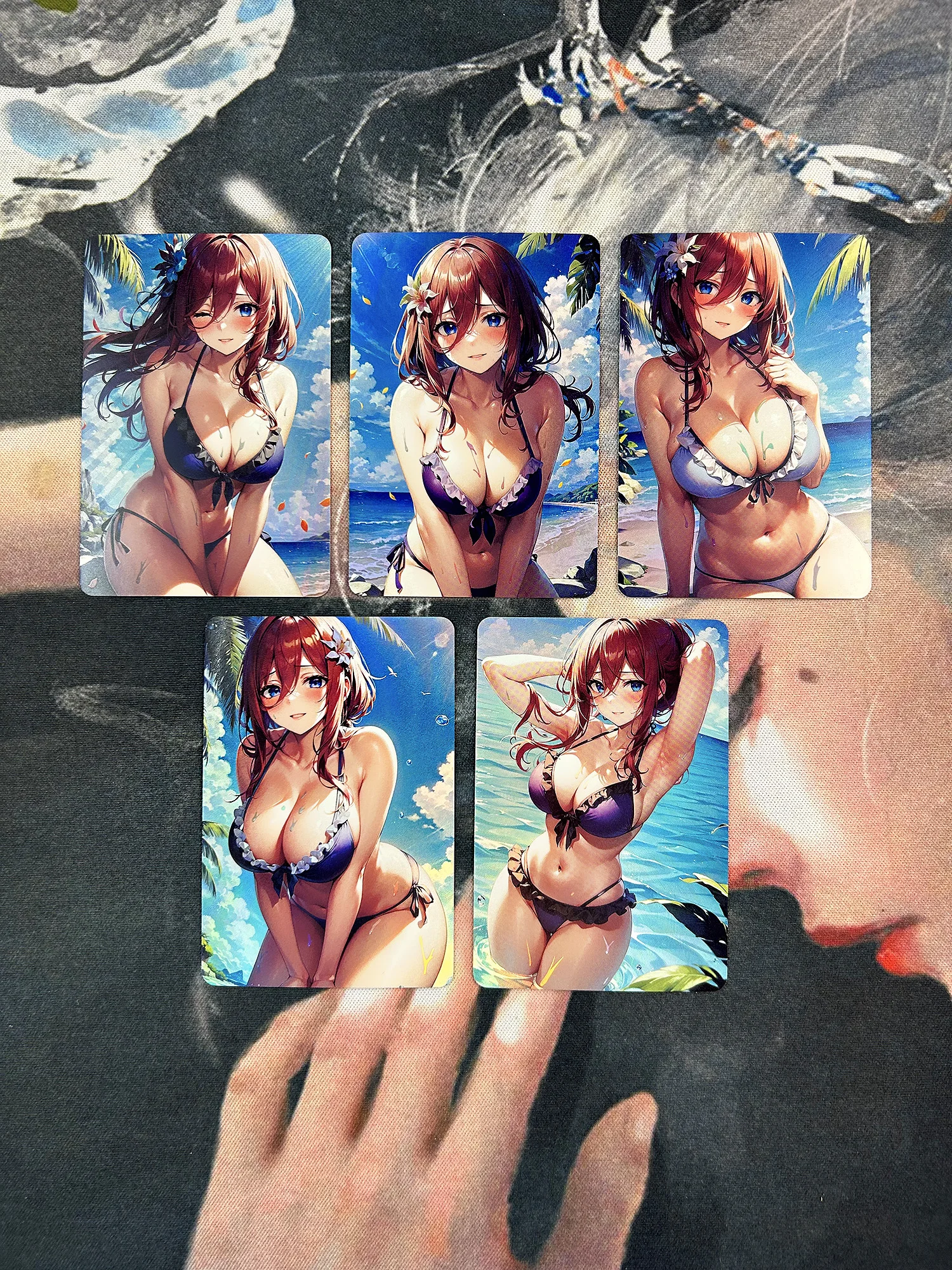 

5 штук/комплект, Аниме игра ACG The quintessence Quintuplets Nakano Miku Kawaii Flashcards Game Аниме Коллекция открыток Подарочные игрушки