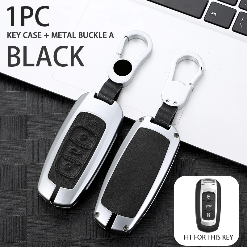 Металлический кожаный чехол для автомобильных ключей Geely Atlas Boyue NL3 EX7 Emgrand X7 EmgrandX7
