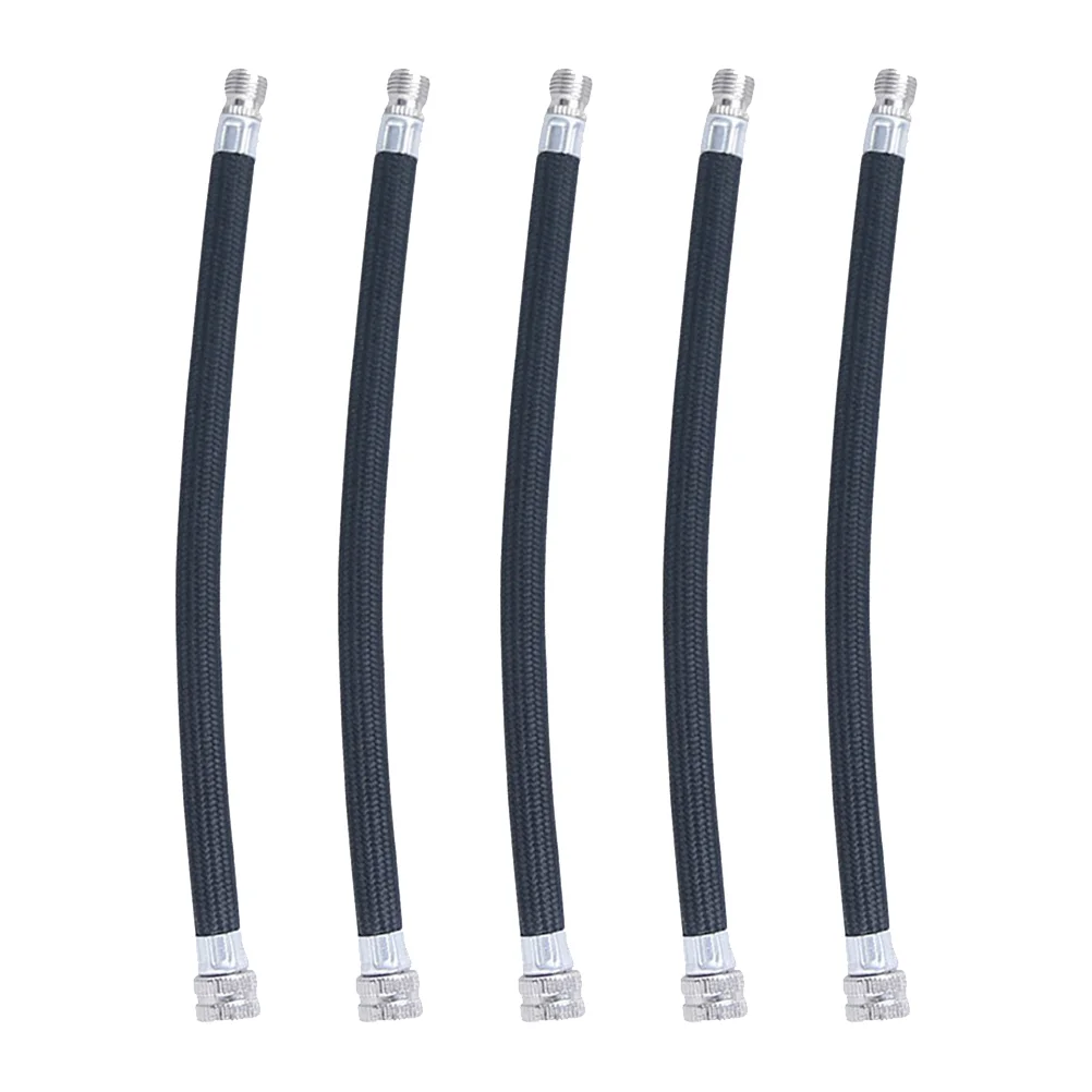 

5 Pcs Beauty Mouth Extension Tube Hose Bike Pump Basketball Accessories Air Inflatable Replacement Tire Alloy