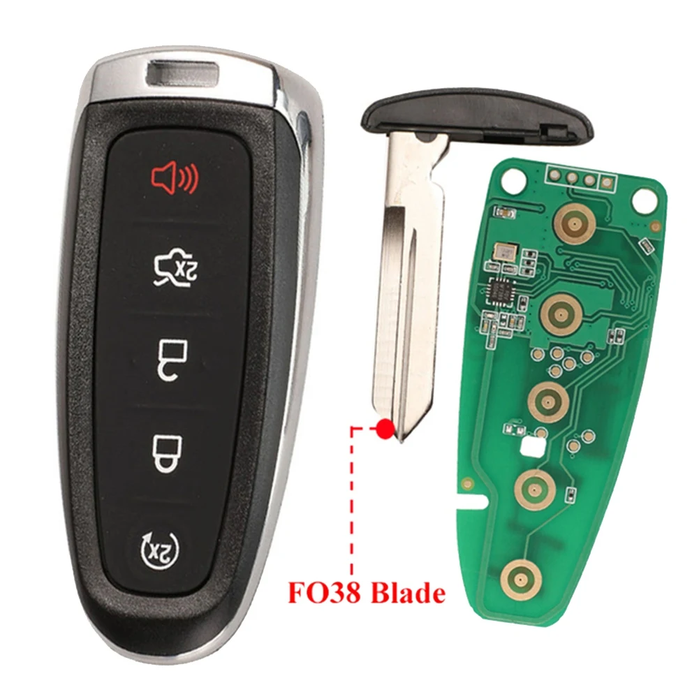 Автомобильный умный дистанционный ключ Prox для Ford Explorer Focus Edge Flex C-Max Taurus 11-19 ID46 PCF7953