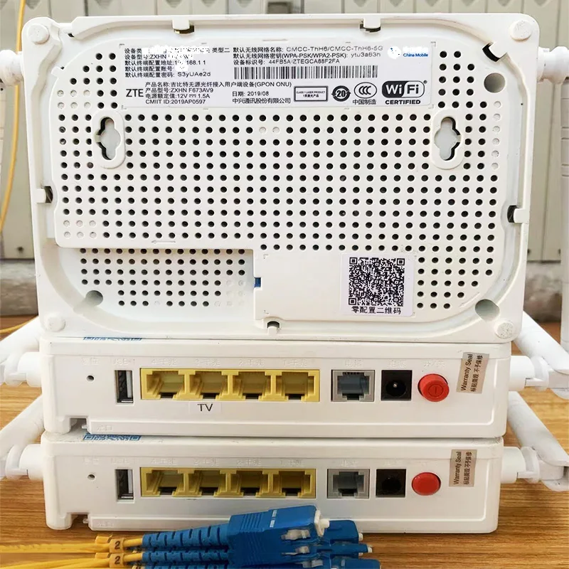 F673AV9  F673AV9a GPON 4GE 2.4G+5G Dual Band WIFI GPON Optic Fiber FTTH ONU English Firmware ONT AC