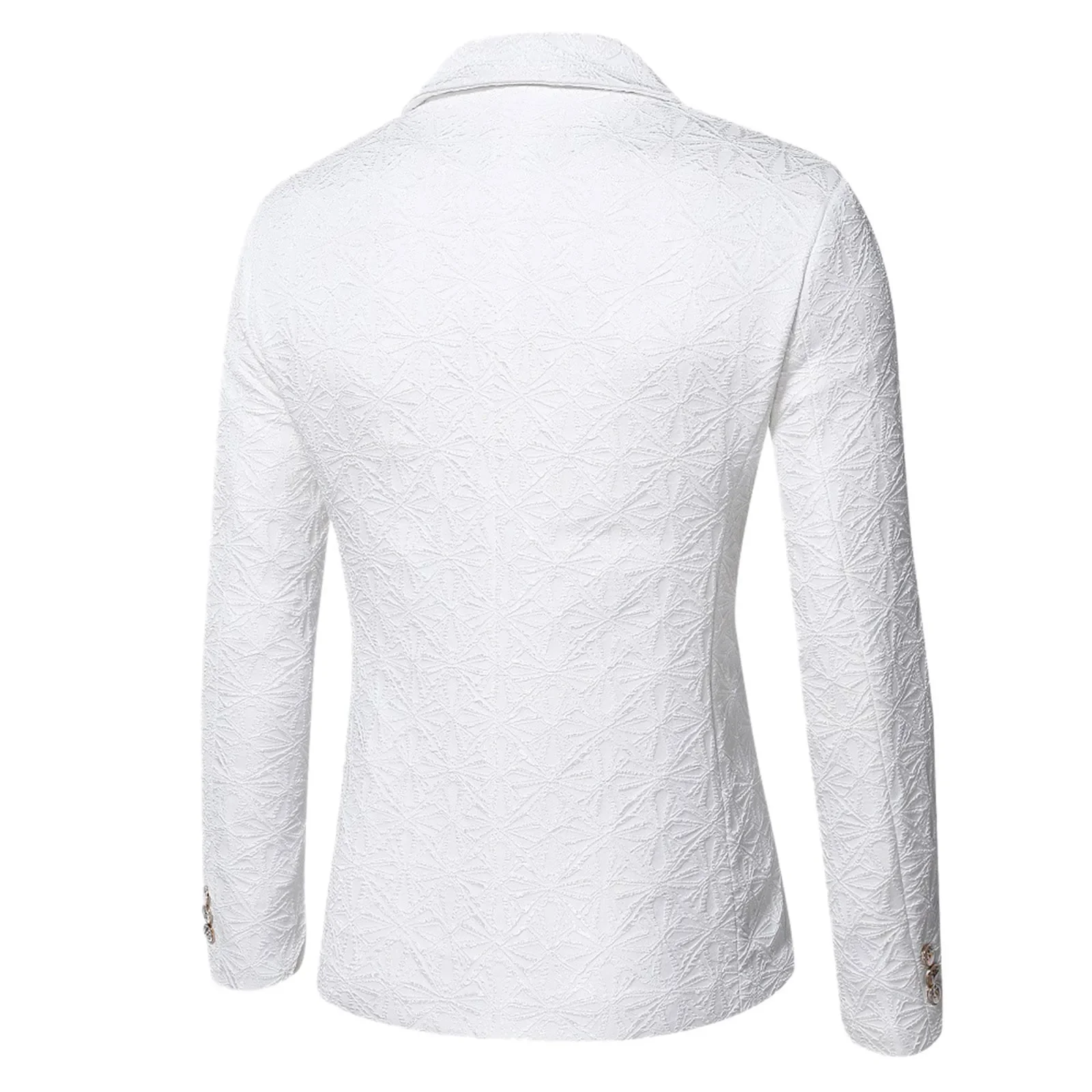 Мужской приталенный пиджак на одной пуговице однотонный Новое поступление