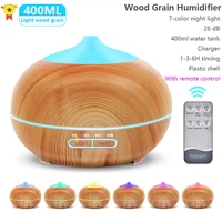 400ml aroma essential oil diffuser ultrasonic air humidifier xiomi diffuser electric with remote control used for home