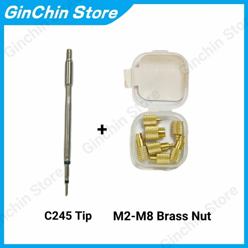 

Наконечник паяльника HS-02A C245 с гайкой M2-M8 для 3D-принтера