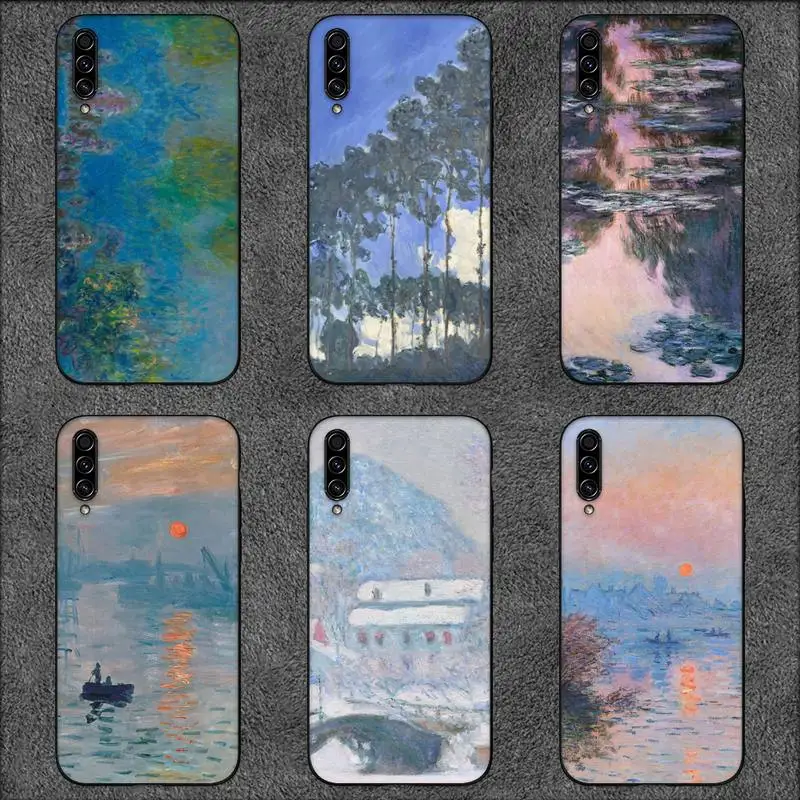 

Claude Monet Impressionist Arts Phone Case For Samsung Galaxy A02 A12 A13 A22 A32 A41 A51 A53 A71 A73 Shell