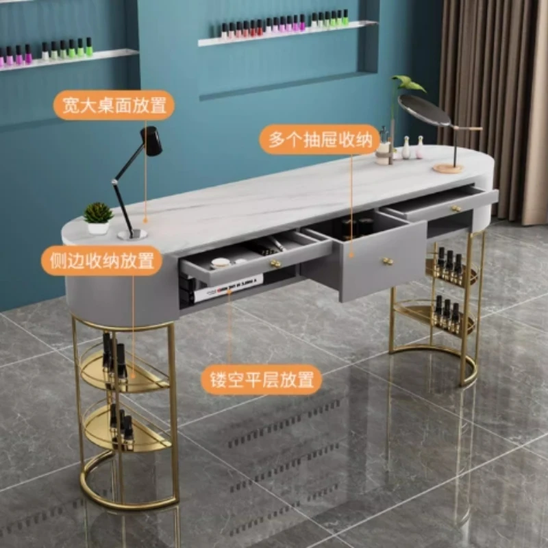 Kawaii рабочая станция органайзер для ногтей дизайн салон красоты маникюрный стол