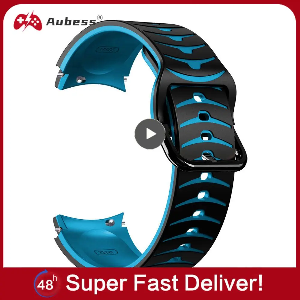 

Силиконовый прочный идеальный силиконовый ремешок удобный модный современный сменный ремешок высокие требования 20 мм Твердый