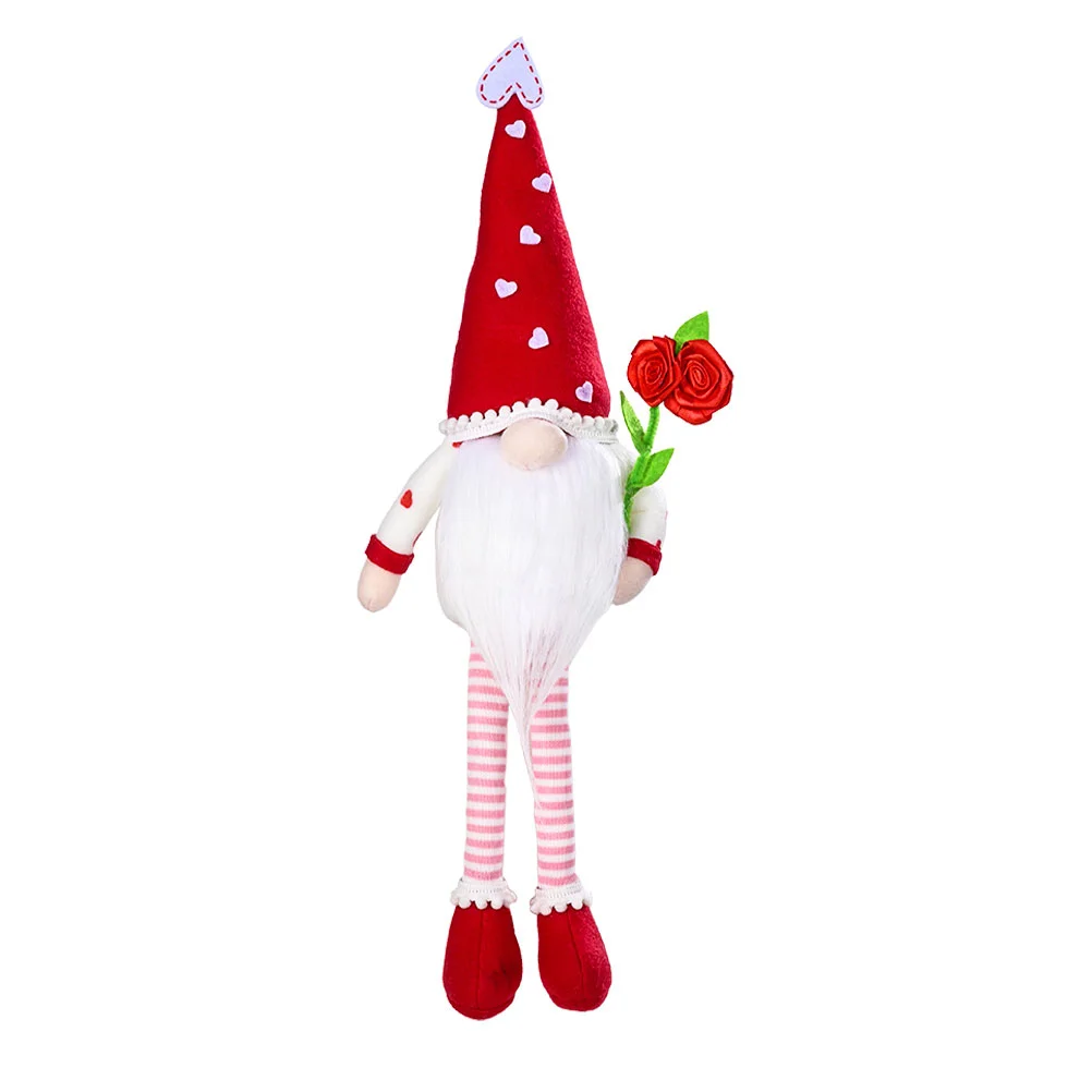 

Lovely Valentine's Day Party Doll Adorn Party Adorn Valentine Gnome Doll Adorn