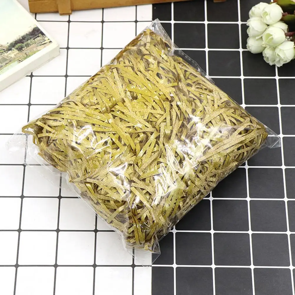 

Gift-presenting Multi-Colored DIY Gift Box Filling Raffia Paper for Wedding