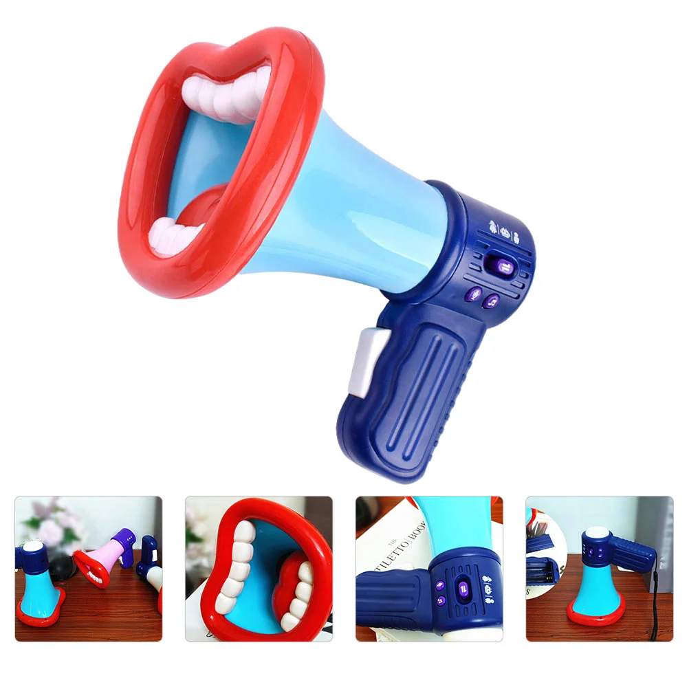 

Voice Megaphone Toy Changer Speaker Kids Toys Trumpets Bullhorn Changingmicrophone Trumpet Mouth Children Recording Portable