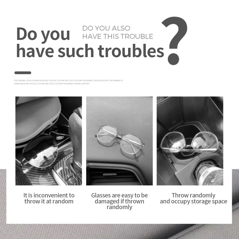 Универсальный магнитный держатель для очков билетов документов автомобильный