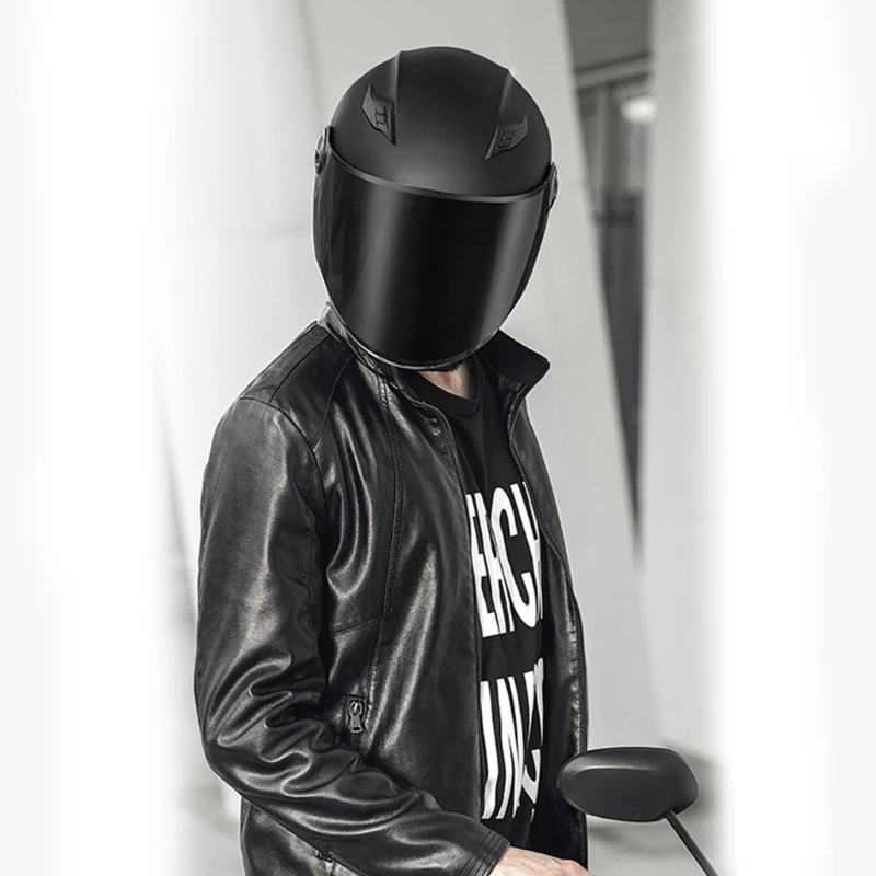 

094D Half Helmet Motorcycle Open Face for Sun Visors Quick Release Buckle Cycling Motocross Suits Men Women
