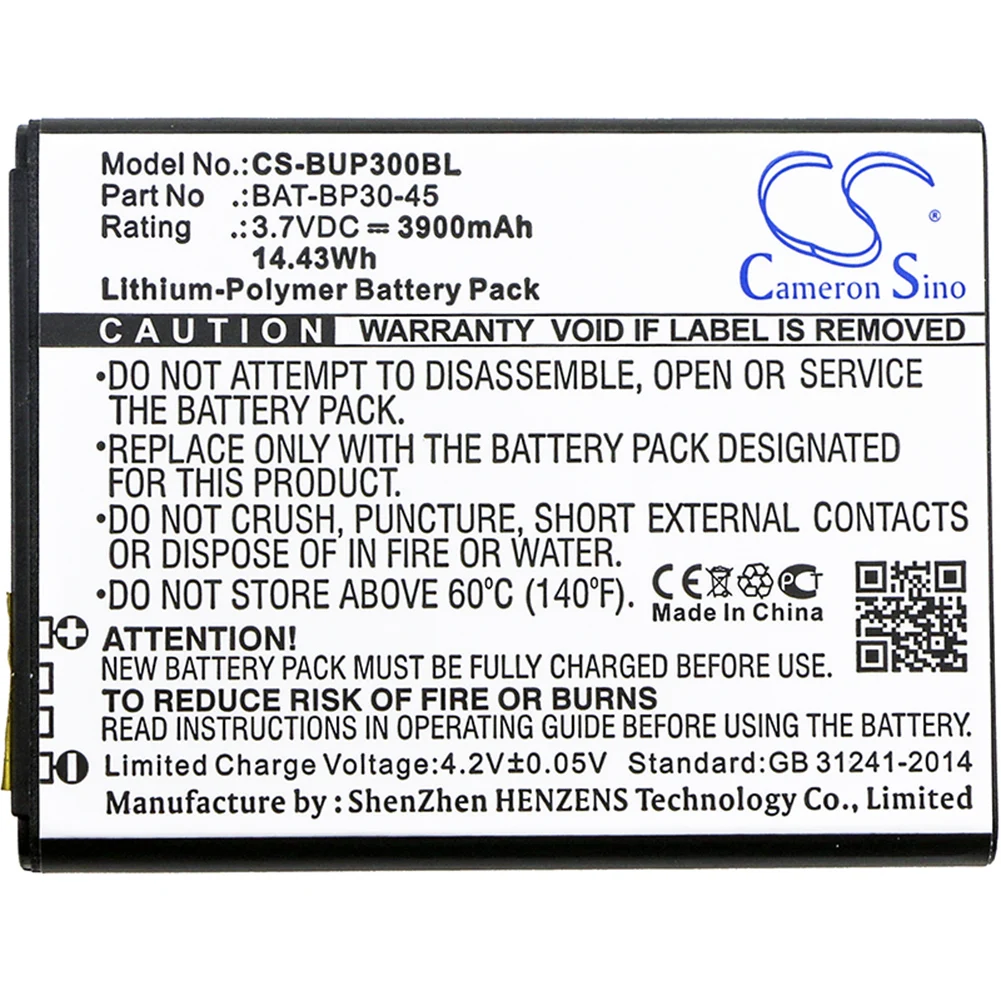 

Cameron Sino 3900mA Battery for Bluebird BP30 BAT-BP30-45