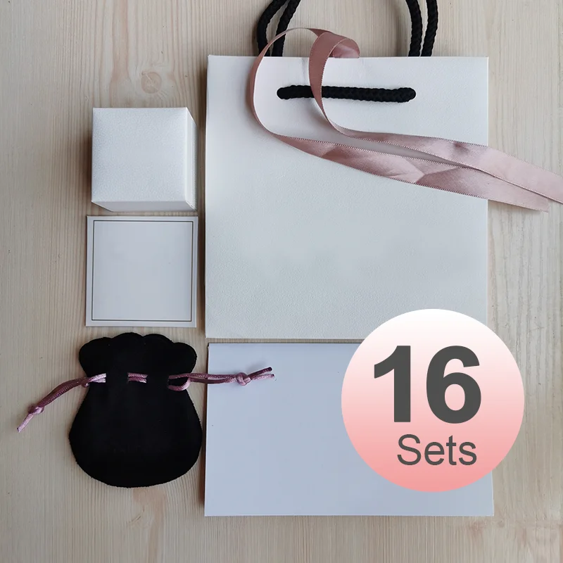 HotSale 10 Bracelet 16 Ring Gift Jewelry Box Sets Bundle Display Packaging Pouches Bags To Original Necklace Earring Charm Bead