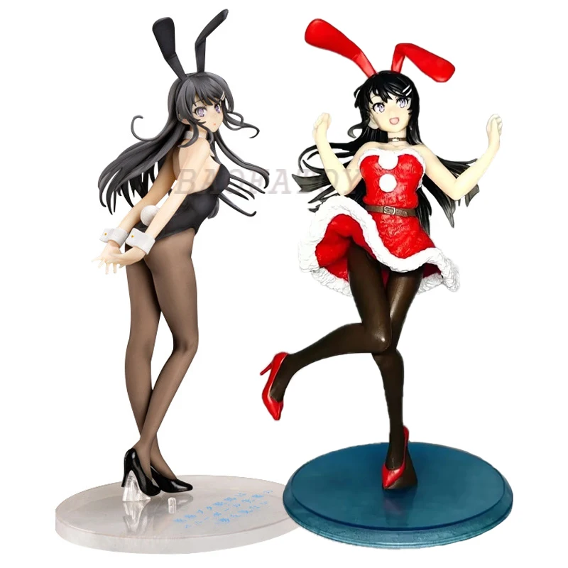 25 см Mai Sakurajima Bunny Girl Senpai Сексуальная аниме-фигурка Раскал не мечтает кролика девушка сенпай экшн-фигурка модели куклы игрушки