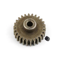 26t motor gear pinion gear 1 0m 5mm 6497 for traxxas maxx hoss rc car spare parts accessories